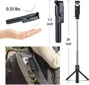 Original 4 IN 1 Wireless Selfie Stick Tripod 70CM