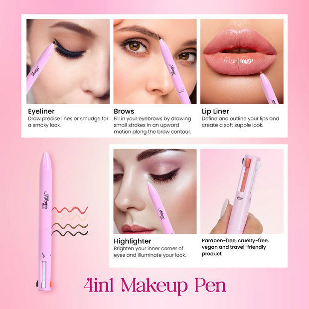 Enhance Your Beauty With The 4-In-1 Makeup Pen