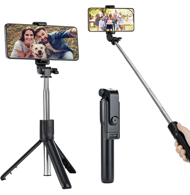 Original 4 IN 1 Wireless Selfie Stick Tripod 70CM