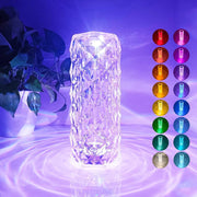 16 Colors Crystal Diamond Table Lamp