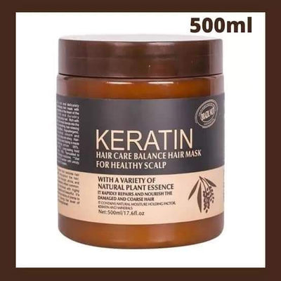 Keratin Hair Mask - Professional Treatment for Hair Repair, Nourishment